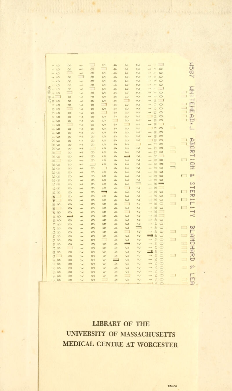 cc oj CO CO >. ;/> ->- CO o a. ' CO 03 V) -5 o CO :: CO - to n CO j; CD s; CO s CO c CO s CO s CO s CO CO CO ] CO s ^ 1 CO t3 CO CO S CO s CO y CO ;3 CO CS CO ] ] CO ] fe CD s CO £ CO *; CO ;* CO £h CO £ CO * CD ?; CO 5 CO £ CO <J» _; I S CO !i CD rC CO a CD £ CO t- CO ao —• —I oi -~j <T> ro —• NJ —• ro —• - is; — r. C3 NO —' as o NO —-so as -J InJ —• ~j CD <_n .(i c*j NJ —» —I en cr ^^ CjJ Nj —■ CO —I CD f-^ -i^ c^ NO —• ?r^ CD CO —J en '-T .e» t^ NO —■ f C3 CO -^ <Ti t-T J^ j-s; —'it^O 03 —J CT) l.t» OJ 'vj -SO CC' -••J rn X m Ol J^ C>0 NO ] B O 1 X'' OD-JCDCIJiCO 1—'liO I 'jC* OO *J ICJ» -C* C^l NO —»K^ 1 CZ' oo *j CT) c^ -P*- CO NO —'j::j^n ^11 CD -~j en ai ji. _^ NO — S I —f CO —i(T)CJl->CONO—'(^CD II ^ co*^cncji-;a»coNJ—* C3 —lO^CnOi-CoNO -* 03 -- en 1 -6» C-J NO -• C C3 cx>—Jcnc-ijiCoNo—iElCJ I ao—JCDCJI-tiCONO-'aO I oo -J CD tn ^ |No — so ) oo—j Cjc_n4^CJ NO—•yo I oo~ja-iCJiJ:» )No— a im I -J<J>CJ1.t»<^NO—'S JIZI oo —J 03 CJ1 -^ CO NO —*SO CXI —J c^ en -;:* co no —»ii^ NO —• I 1 m — ft o I—I w -••So 1 r- ^as o 1 X- — So ^n -?• — So 1 o — So I X _II g o J x- — SO J XI — SO J ►=» LIBRARY OF THE UNIVERSITY OF MASSACHUSETTS MEDICAL CENTRE AT WORCESTER 1 «•=• 1 m