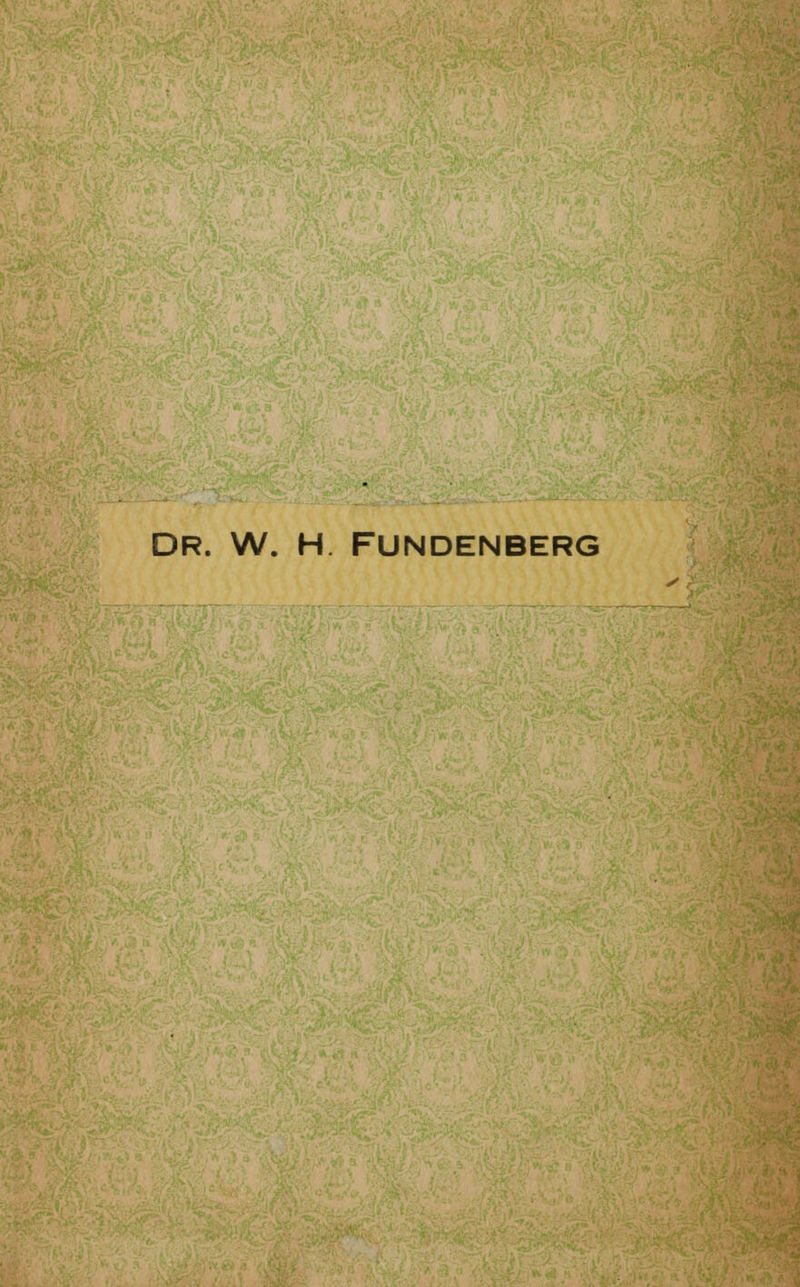 DR. W. H FUNDENBERG