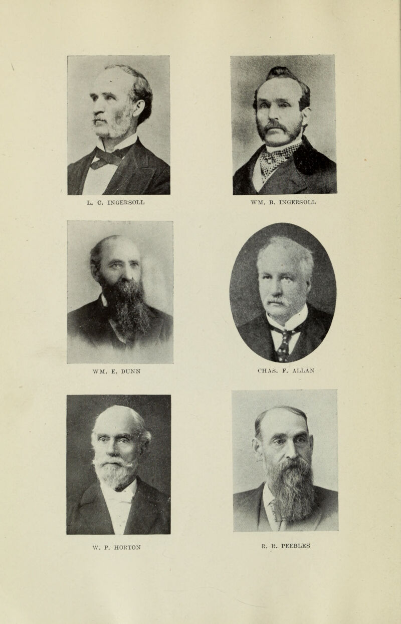 WM. E. DUNN CHAS. F. ALLAN \V. P. HOKTON R. K. PEEBLES