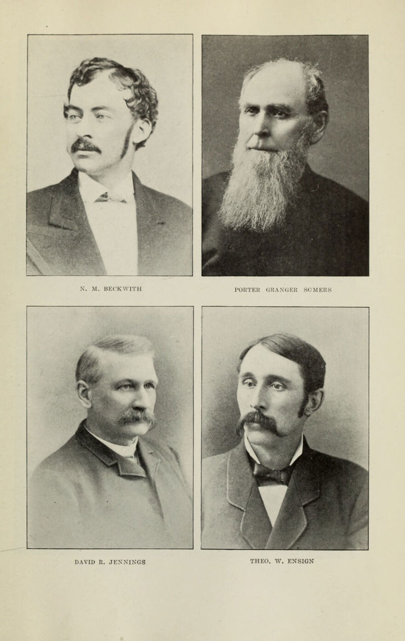 POUTER (;KAX(iKi; s(;mek.s DAVID R. JENNINGS THEO. W. ENSIGN