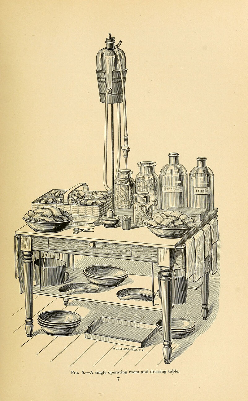 FlQ. 5.—A single operating room and dressing table.