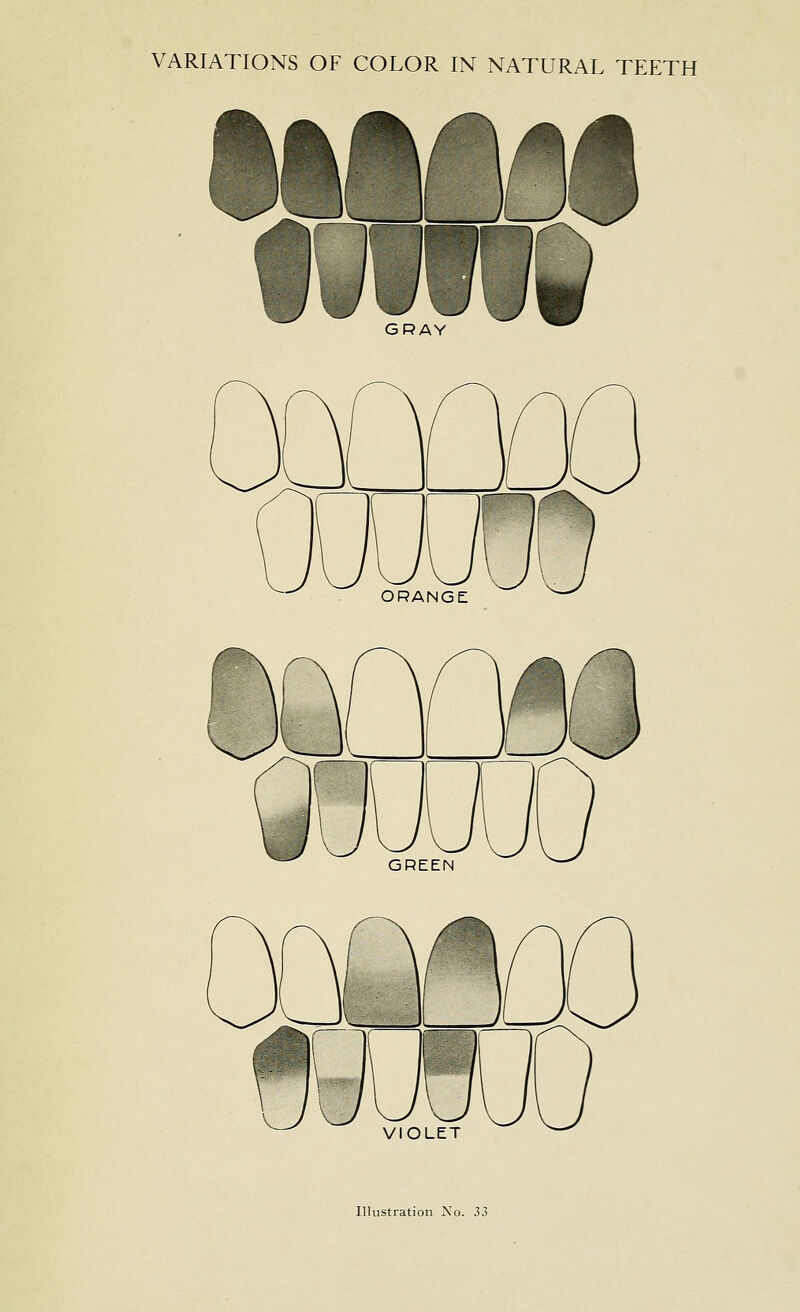 GRAY ORANGE GREEN VIOLET Illustration No.