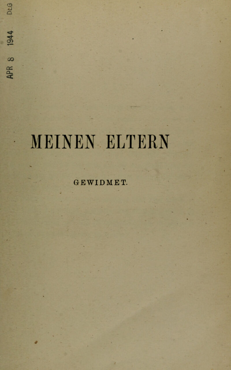 <J CO MEINEN ELTERN GEWIDMET.