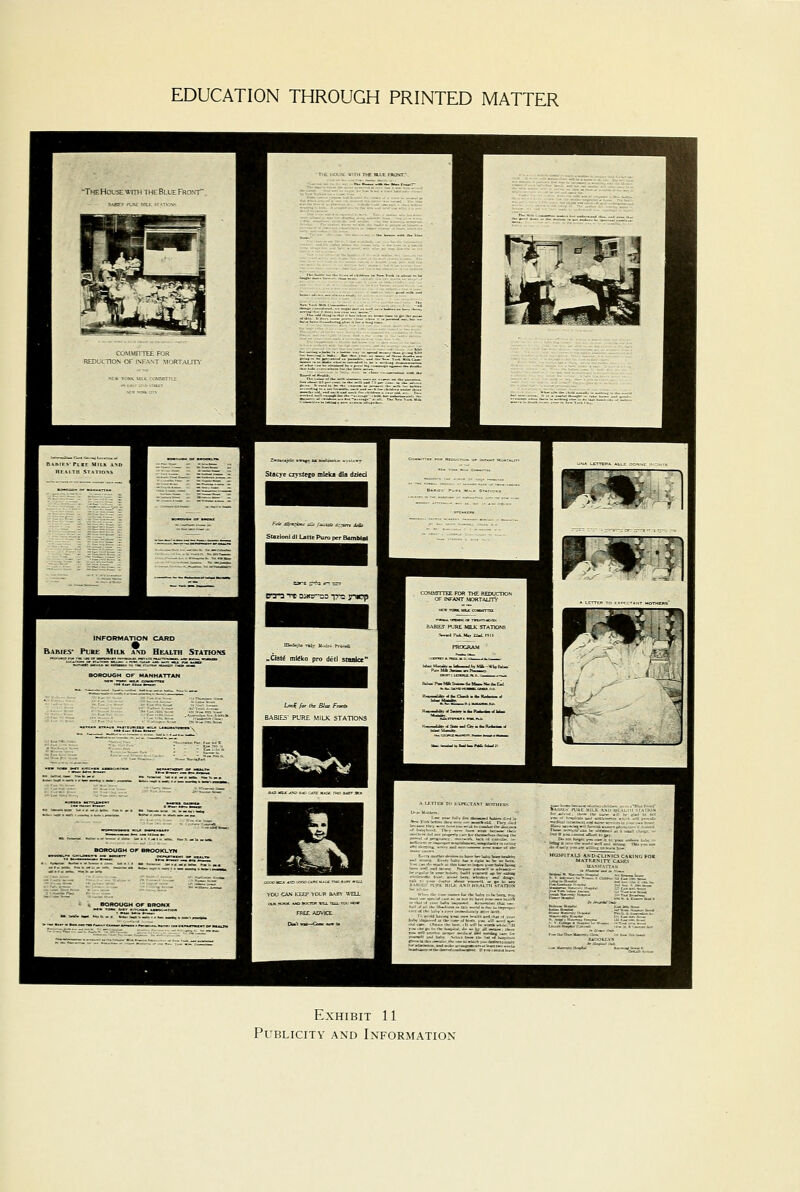 Exhibit 11 Publicity and Information