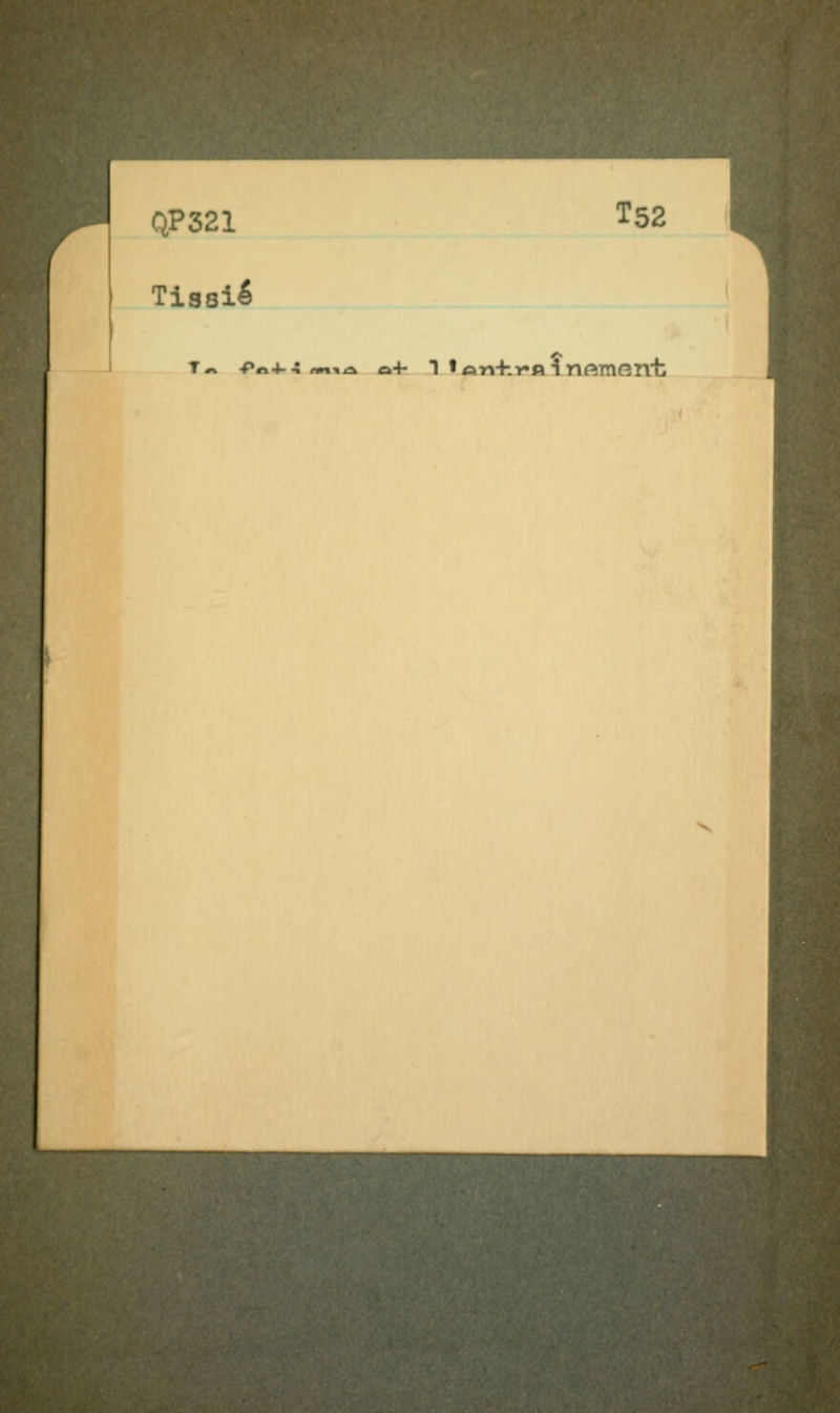 QP321 T52 Tissié