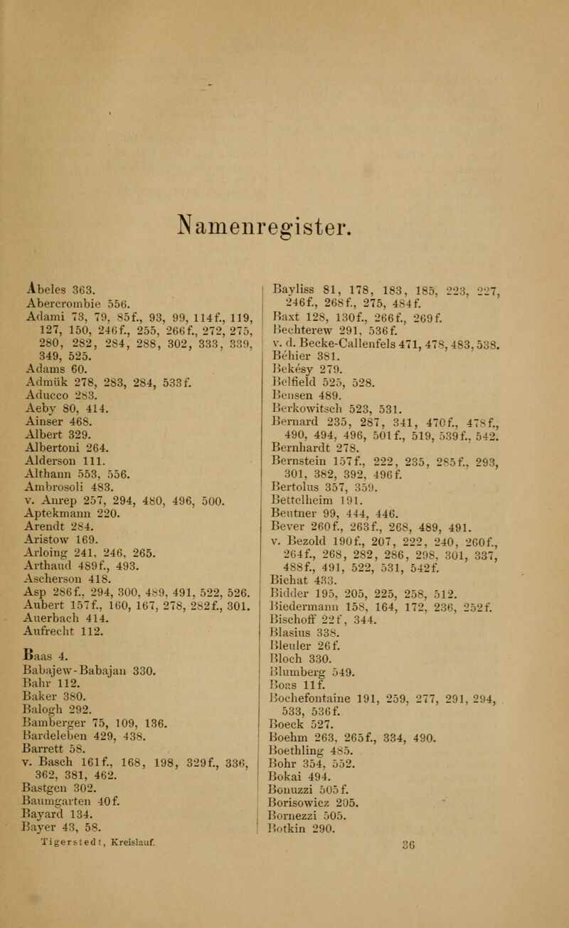 Namenregister. Abeles 363. Abercrombie 556. Adami 73, 79. 85f., 93, 99, 114f., 119, 127, 150, 246f., 255, 266f., 272, 275, 280, 282, 284, 288, 302, 333, 339, 349, 525. Adams 60. Admük 278, 283, 284, 533 f. Aducco 283. Aeby 80, 414. Ainser 468. Albert 329. Albertoni 264. Alderson 111. Althaun 553, 556. Ambrosoli 483. V, Anrep 257, 294, 480, 496, 500. Aptekmann 220. Arendt 284. Aristow 169. Arloing 241. 246, 265. Arthaud 489f., 493. Ascherson 418. Asp 286f., 294, 300, 489. 491, 522, 526. Aixbert 157f., 160, 167, 278, 282f., 301. Auerbach 414. Aufrecht 112. Baas 4. Babajew-Babajan 330. Bahr 112. Baker 380. Balogh 292. Bamberger 75, 109, 136. Bardeleben 429, 438. Barrett 58. V. Basch 161f., 168, 198, 329f., 336, 362, 381, 462. Bastgen 302, Baumgarten 40 f. Bayard 134. Bayer 43, 58. Tigerstedt, Kreislauf. Bayliss 81, 178, 183, 185, 223, 227, 246f., 268 f., 275, 484 f. Baxt 128, 130f., 266f., 269f. Bechterew 291, 536 f. V. d. Becke-Callenfels 471, 478, 483,538. Behier 381. Bekesy 279. Belfield 525, 528. Beiisen 489. Berkowitsch 523, 531. Bernard 235, 287, 341, 470f., 478f., 490, 494, 496, 501 f., 519, 539 f.. 542. Bernhardt 278. Bernstein 157f., 222, 235, 285f., 293, 301, 382, 392, 496f. Bertolus 357, 350. Bettclheim 191. Beutner 99, 444, 446. Bever 260 f., 263 f., 268, 489, 491. V. Bezold 190 f., 207, 222, 240, 260f., 264f., 268, 282, 286, 298, 301, 337, 488f., 491, 522, 531, 542f. Bichat 433. Bidder 195, 205, 225, 258, 512. l^iedermann 158, 164, 172, 236, 252 f. Bischoff 22f, 344. Blasius 338. lUeuler 26 f. Bloch 330. Blumberg 549. Boas 11 f. Bochefontaine 191, 259, 277, 291, 294, 533, 536 f. Boeck 527. Boehm 263, 265f., 334, 490. Boethling 485. Bohr 354, 552. Bokai 494. Bouuzzi 505 f. Borisowicz 205. Bornezzi 505. Botkin 290. 36