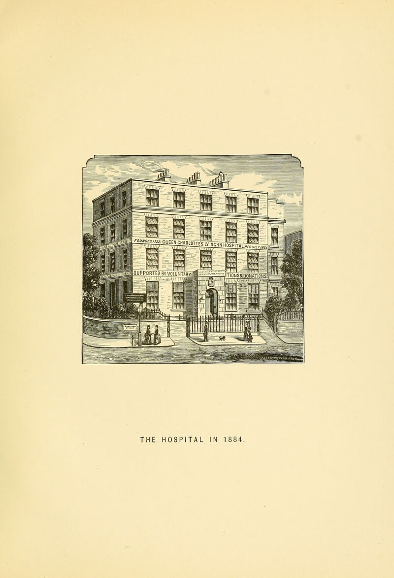 THE HOSPITAL IN 1884.