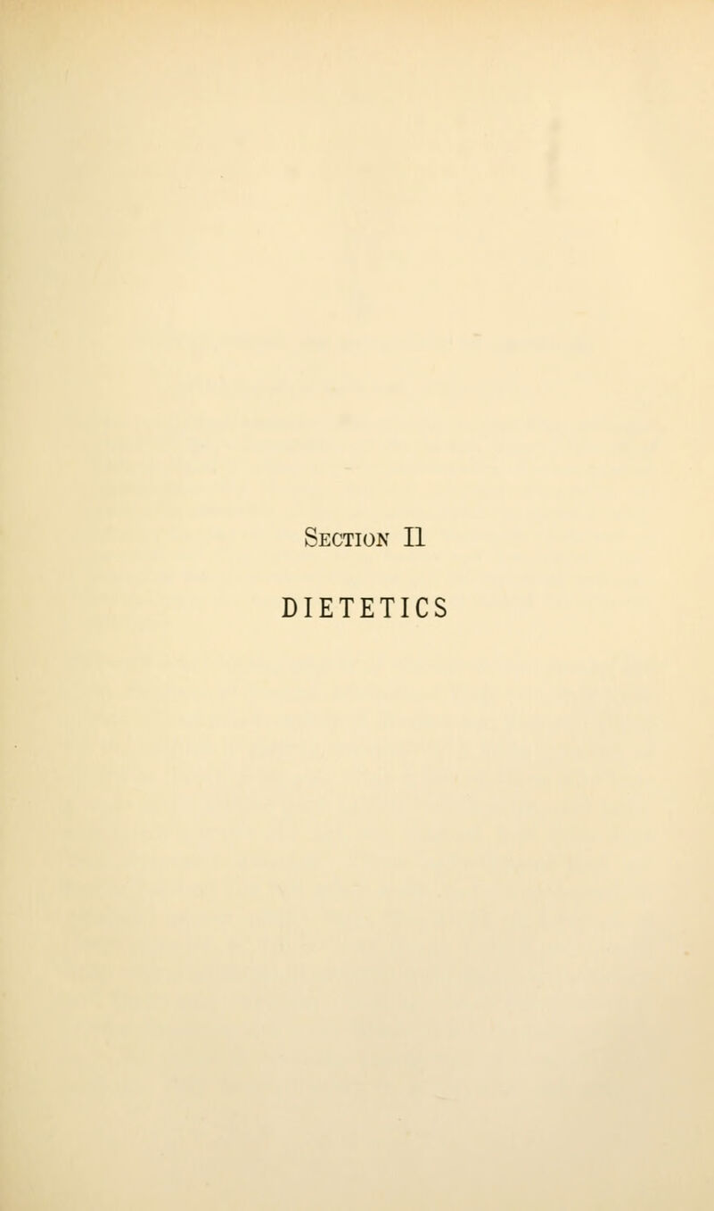 DIETETICS