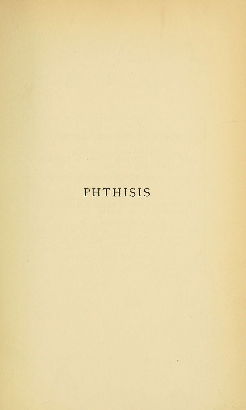 PHTHISIS