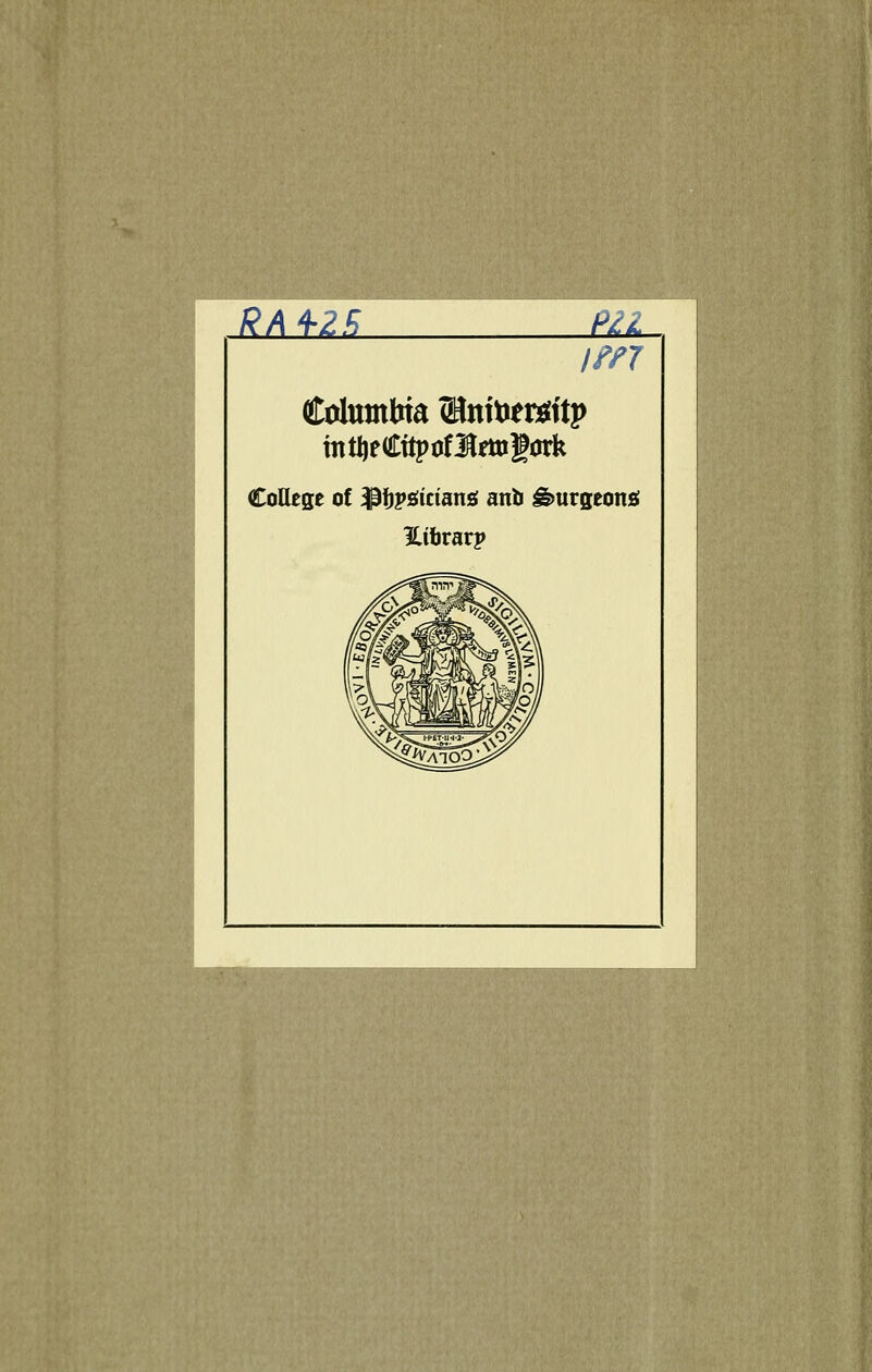 RA ^2£ an College of ^I)p£iicians( anb ^urseonsf Hibrarp ^