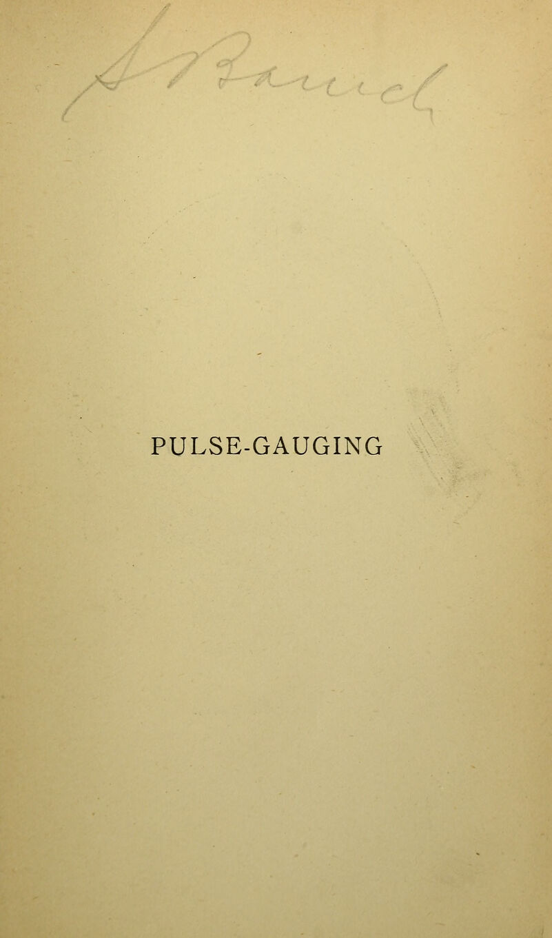 PULSE-GAUGING