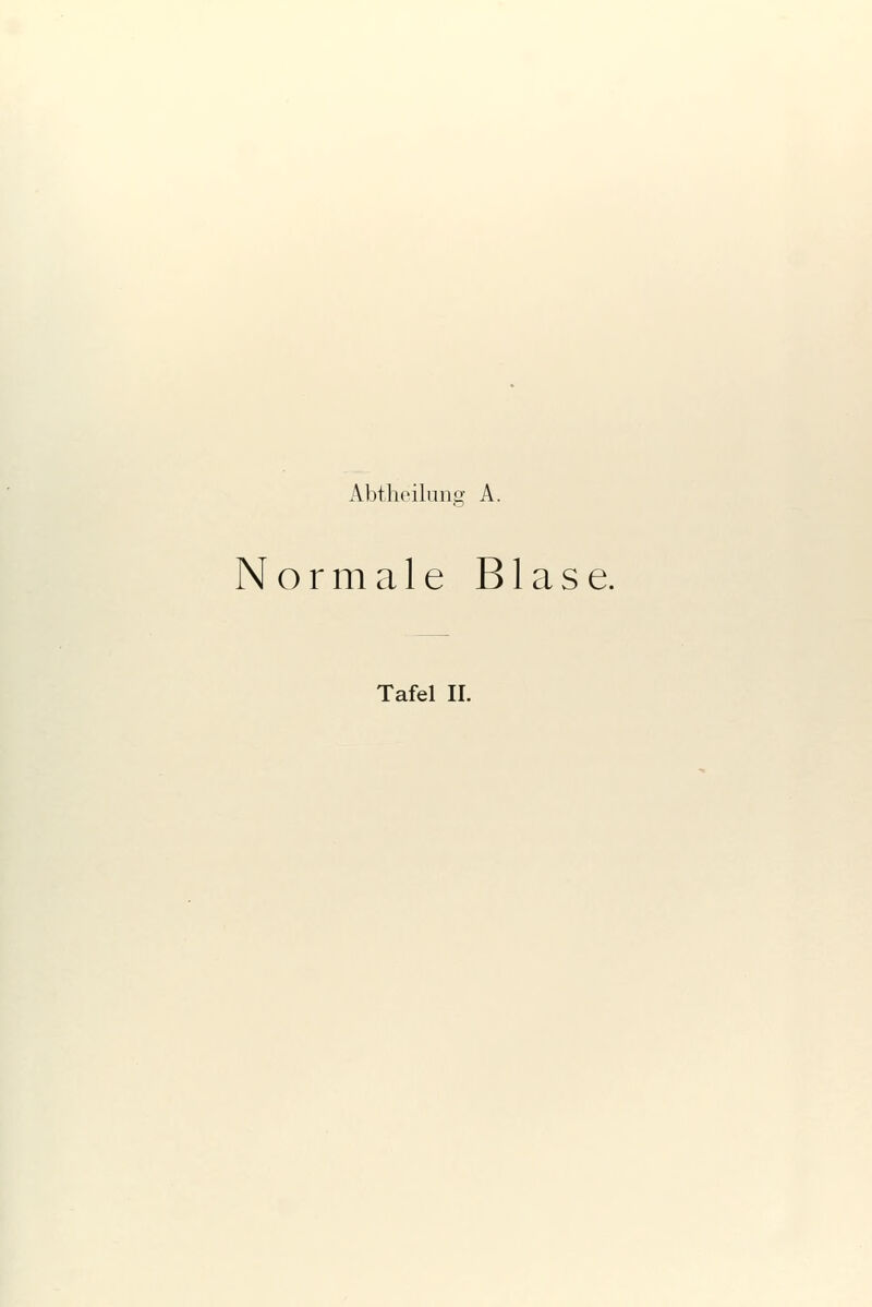 Normale Blase.