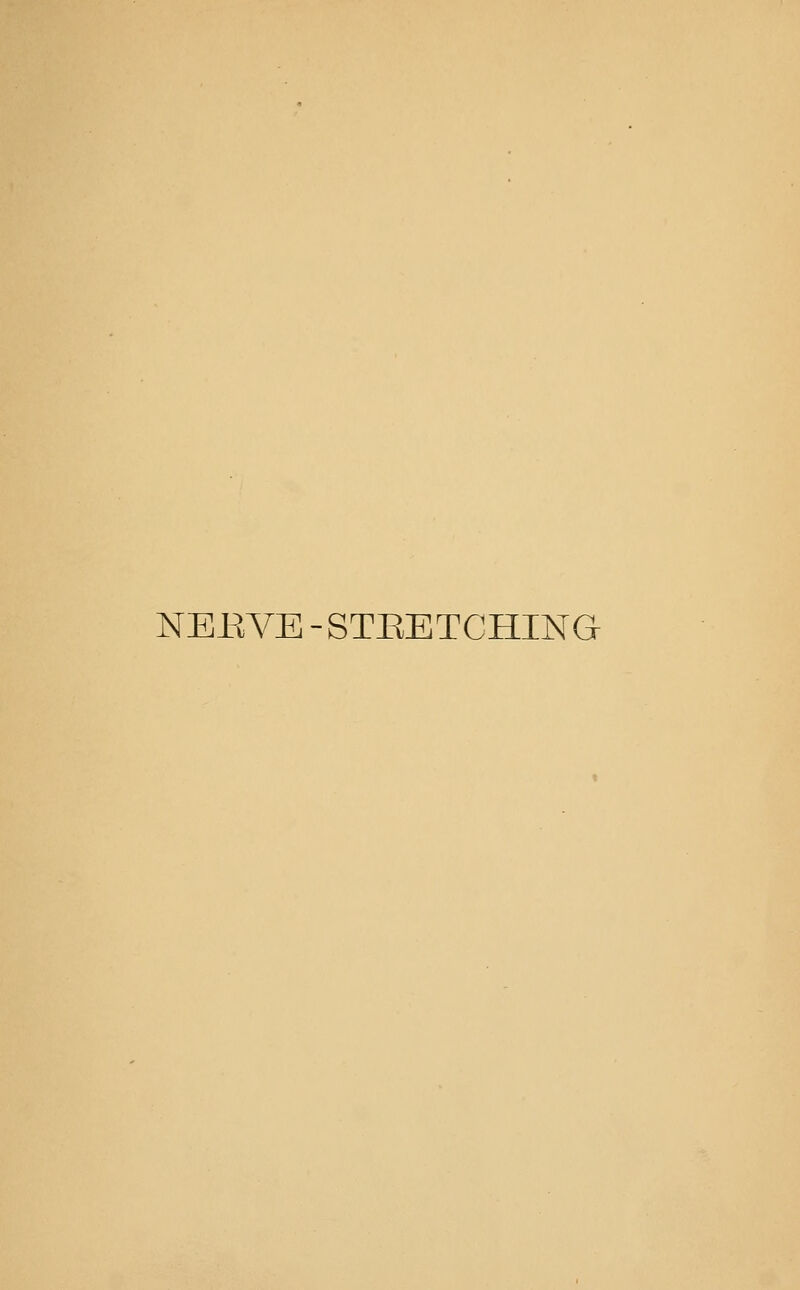 NEEVE -STRETCHING