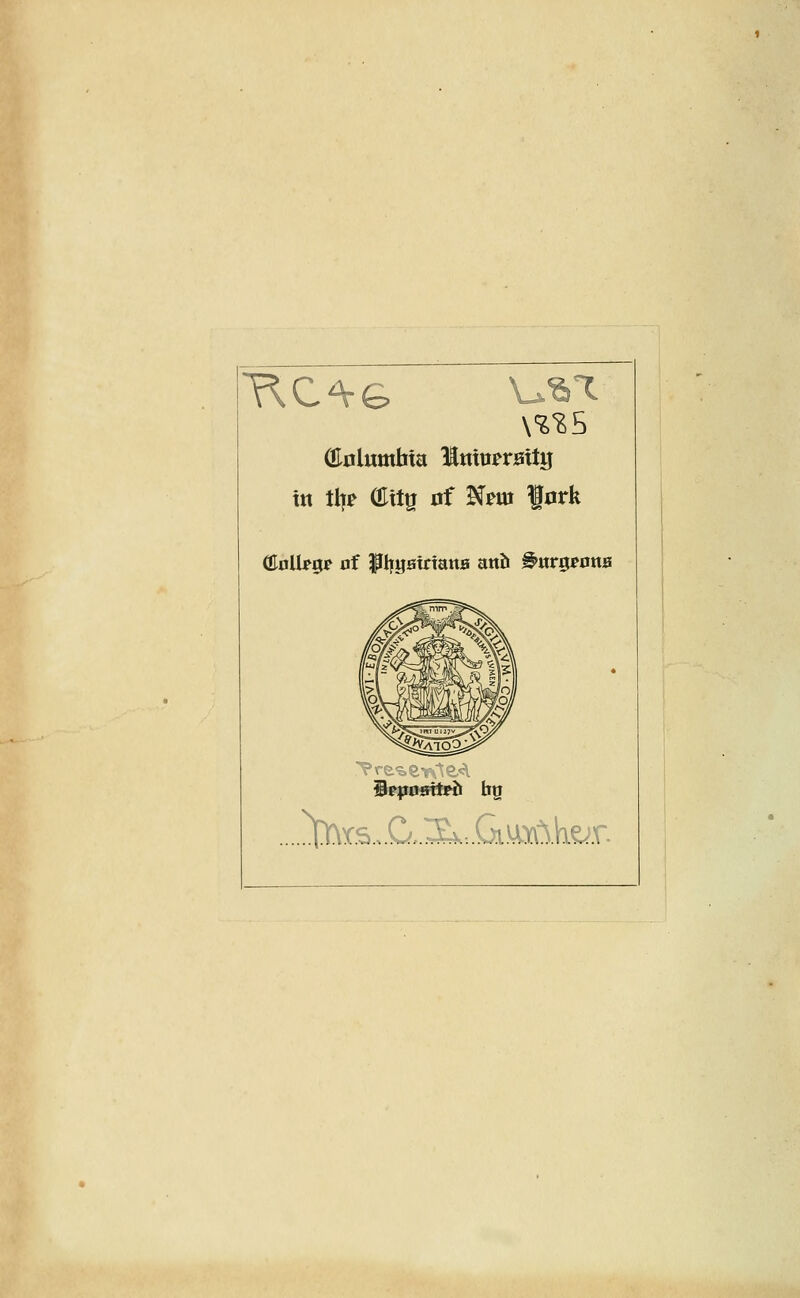 (Eolumbta HmufrBttg in tl|? (Ettu 0f N?m fork