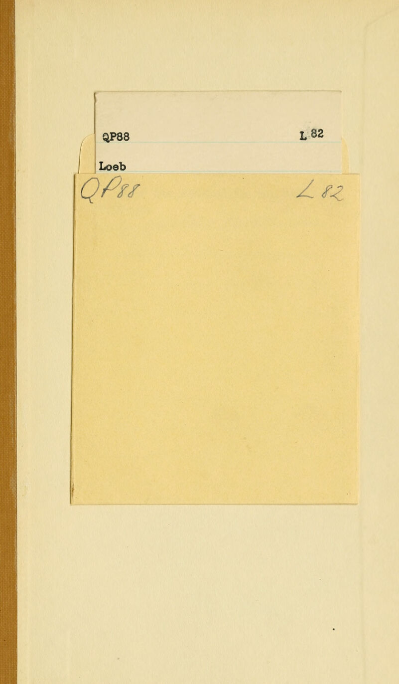 / QP88 L82 Loeb QPu 1 /^rz