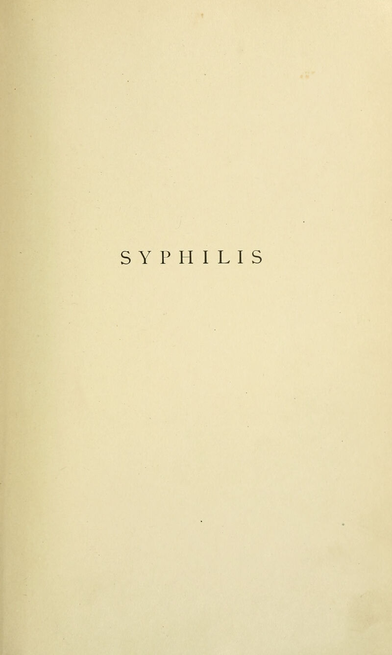 SYPHILIS