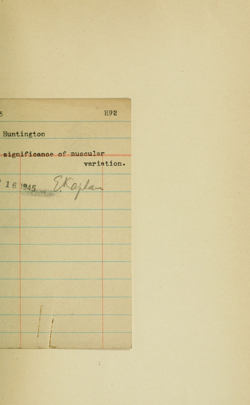 H92 Huntington Bigni.fir&anee—fyf muRfiulaiL. variation. 16 <r .''ii'i'jwwf^Mv^^V^^ •'i-m.mfm jS^i^.