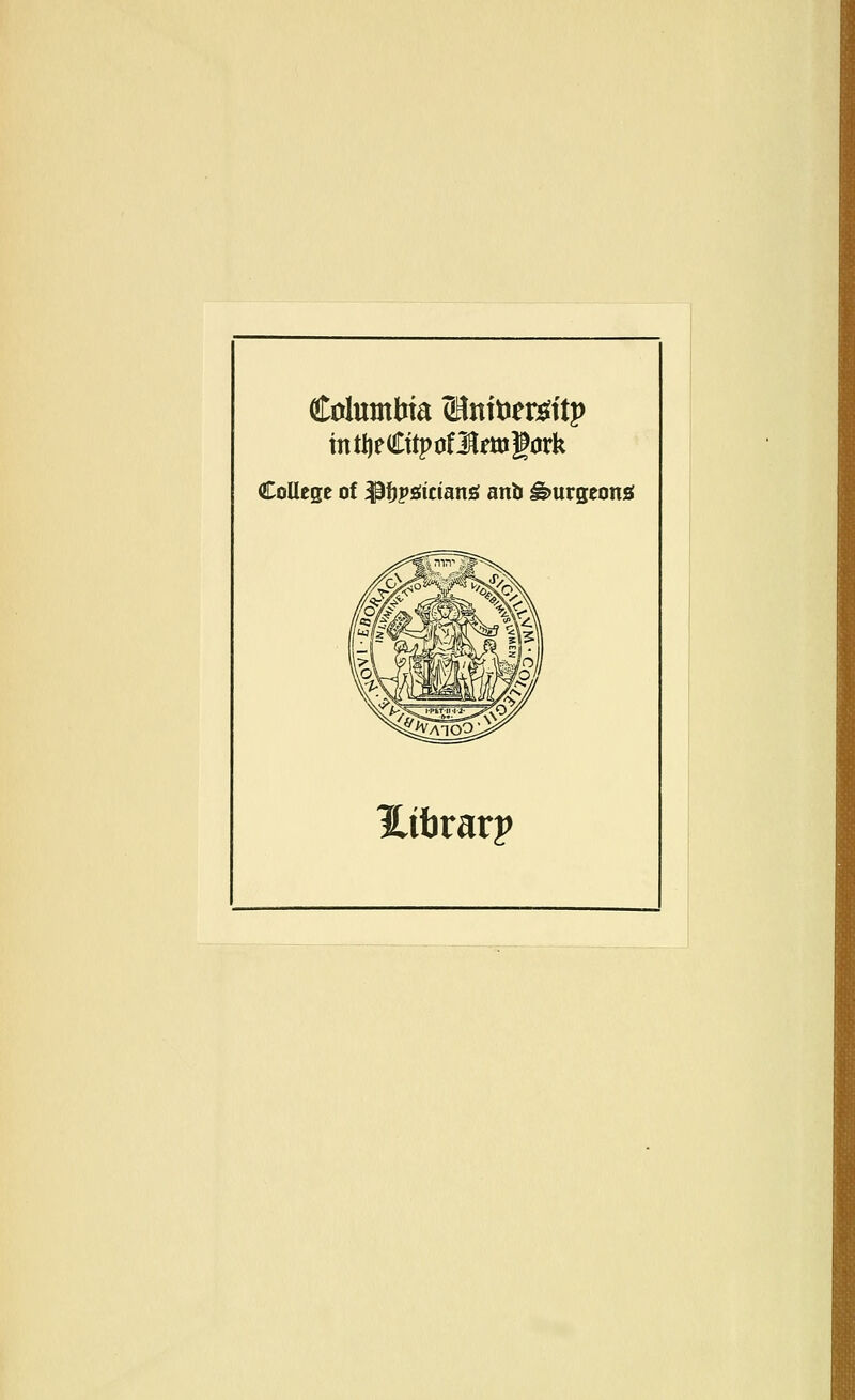 College of Ißifpöicmnö anb ^urgeonsi %ibvavv