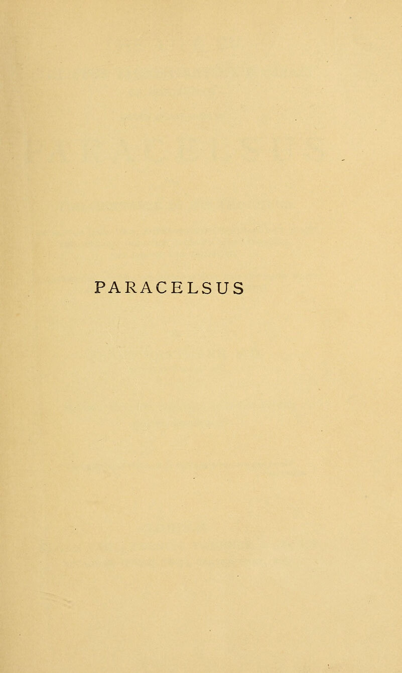 PARACELSUS