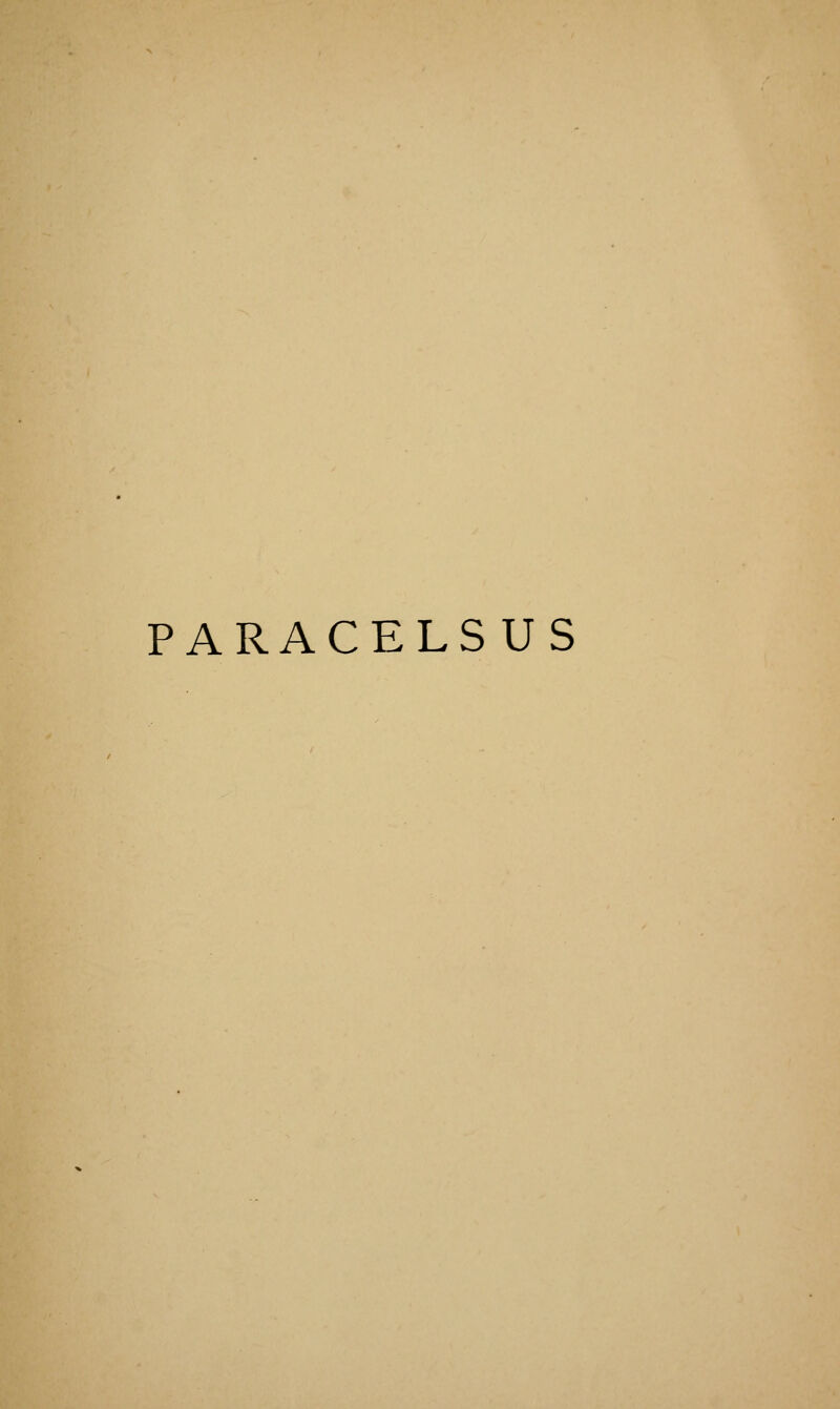 PARACELSUS