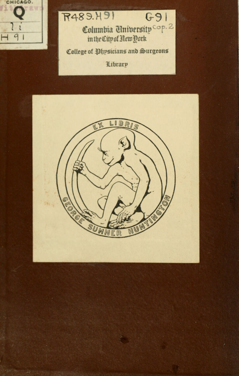 Columbia ^InitJer^itp^^P'^ mtiifCitpuflfagork (Colltge of pi)p£(icianfi( nnb ^urgfoius Uifararp