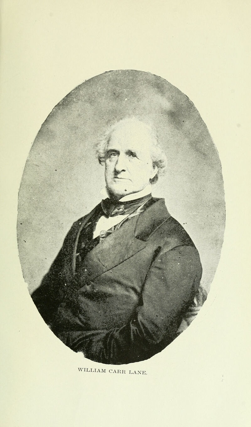 WILLIAM CARR LANE.
