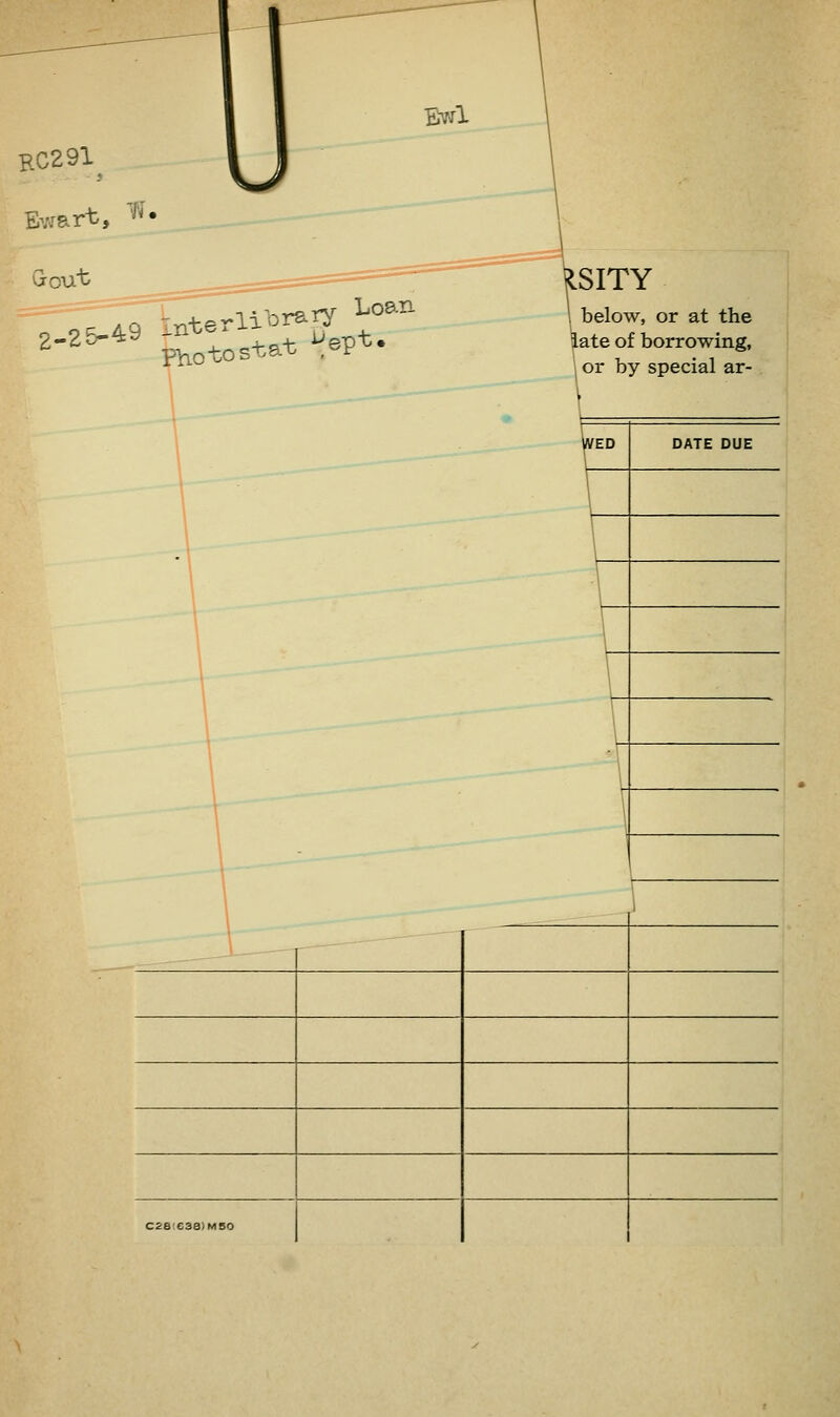 SITY below, or at the ate of borrowing, or by special ar- 1 1 1 \ yVED DATE DUE \ - 1 C28'C3a)MS0