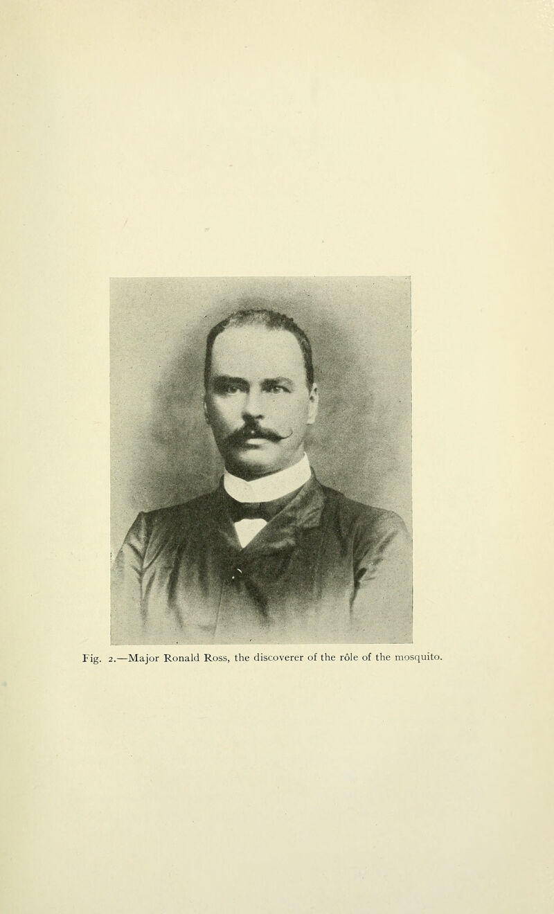 Fig. 2.—Major Ronald Ross, the discoverer of the role of the mosquito.