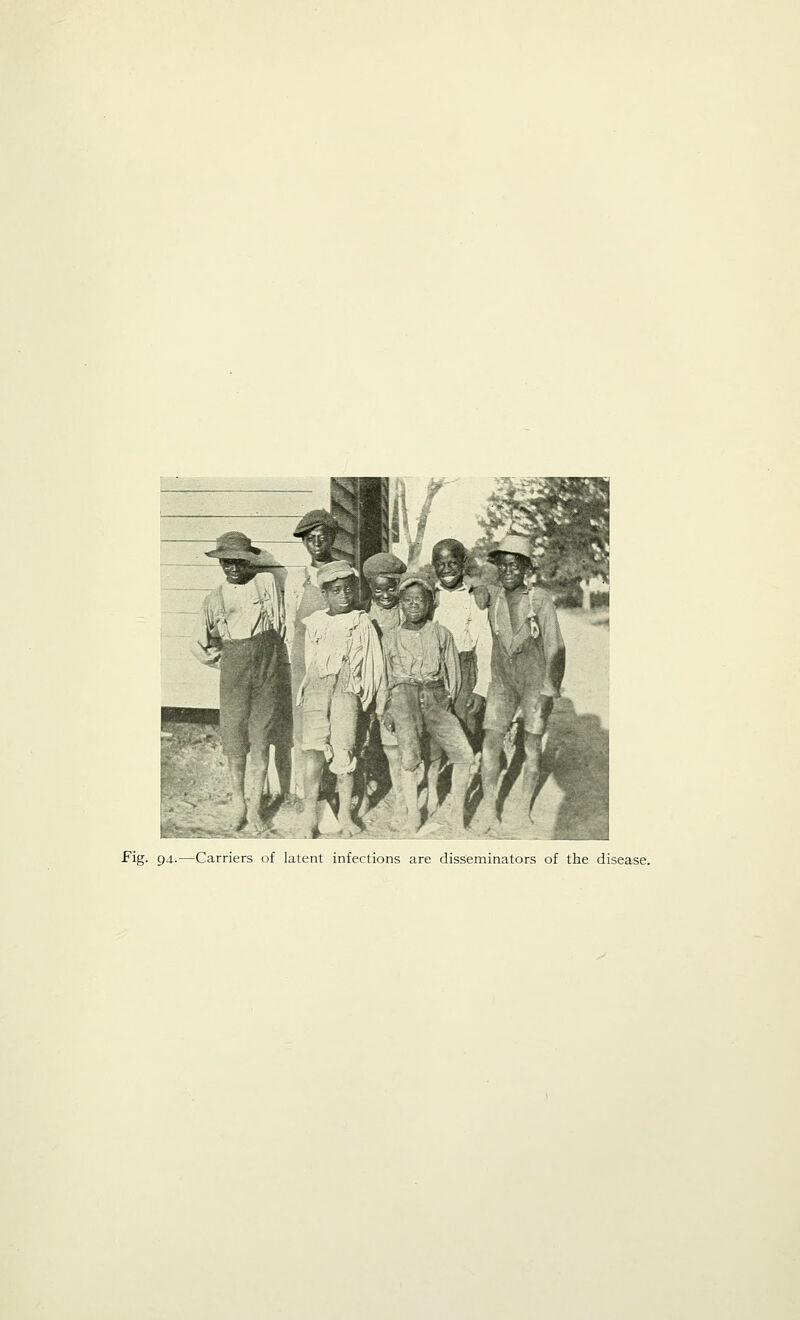 Fig. 94.—Carriers of latent infections are disseminators of the disease.