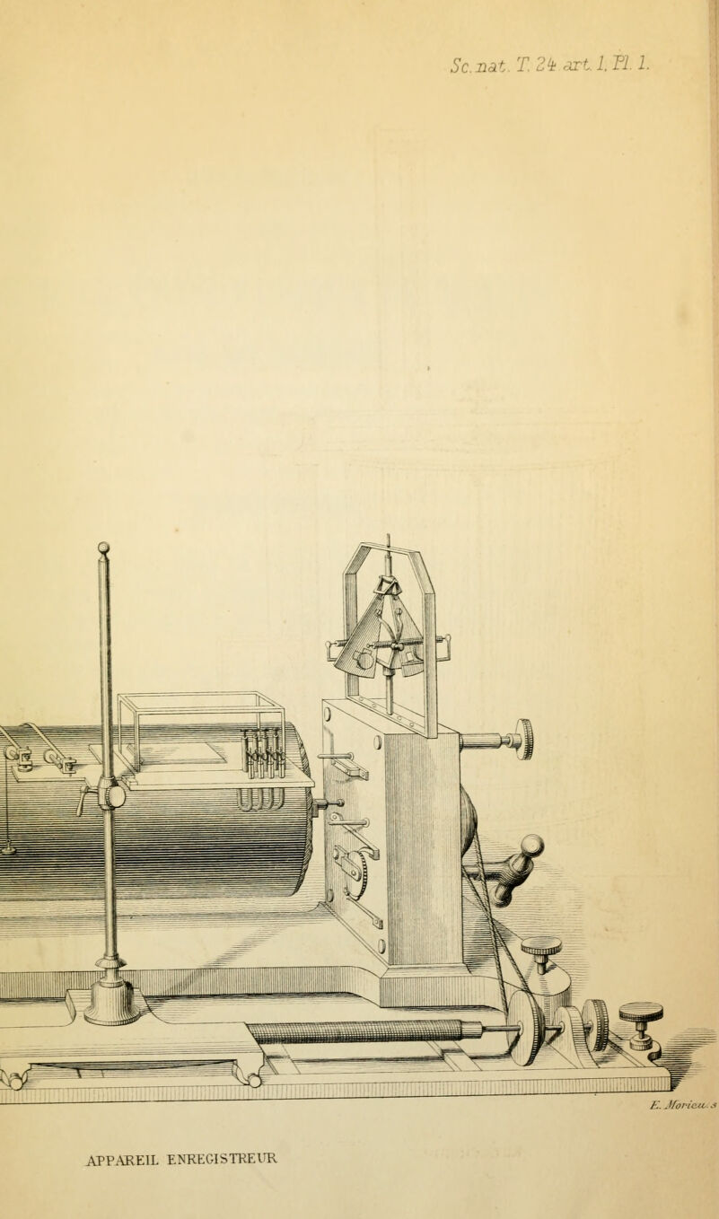 Sc.nât.T.Z^âTtlTl.l. E. jroriau-. s APPAREIL ENREGISTREUR