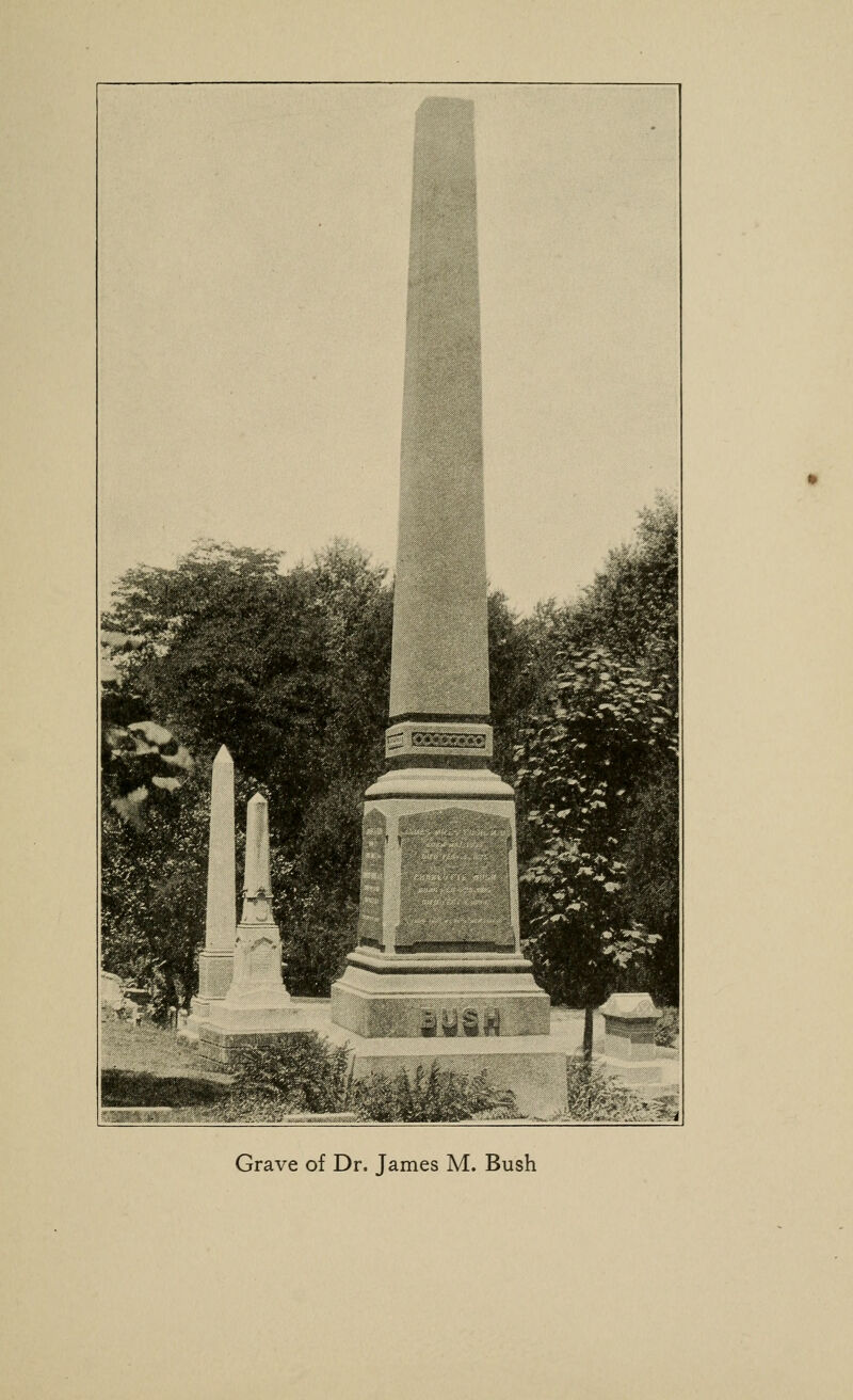 Grave of Dr. James M. Bush