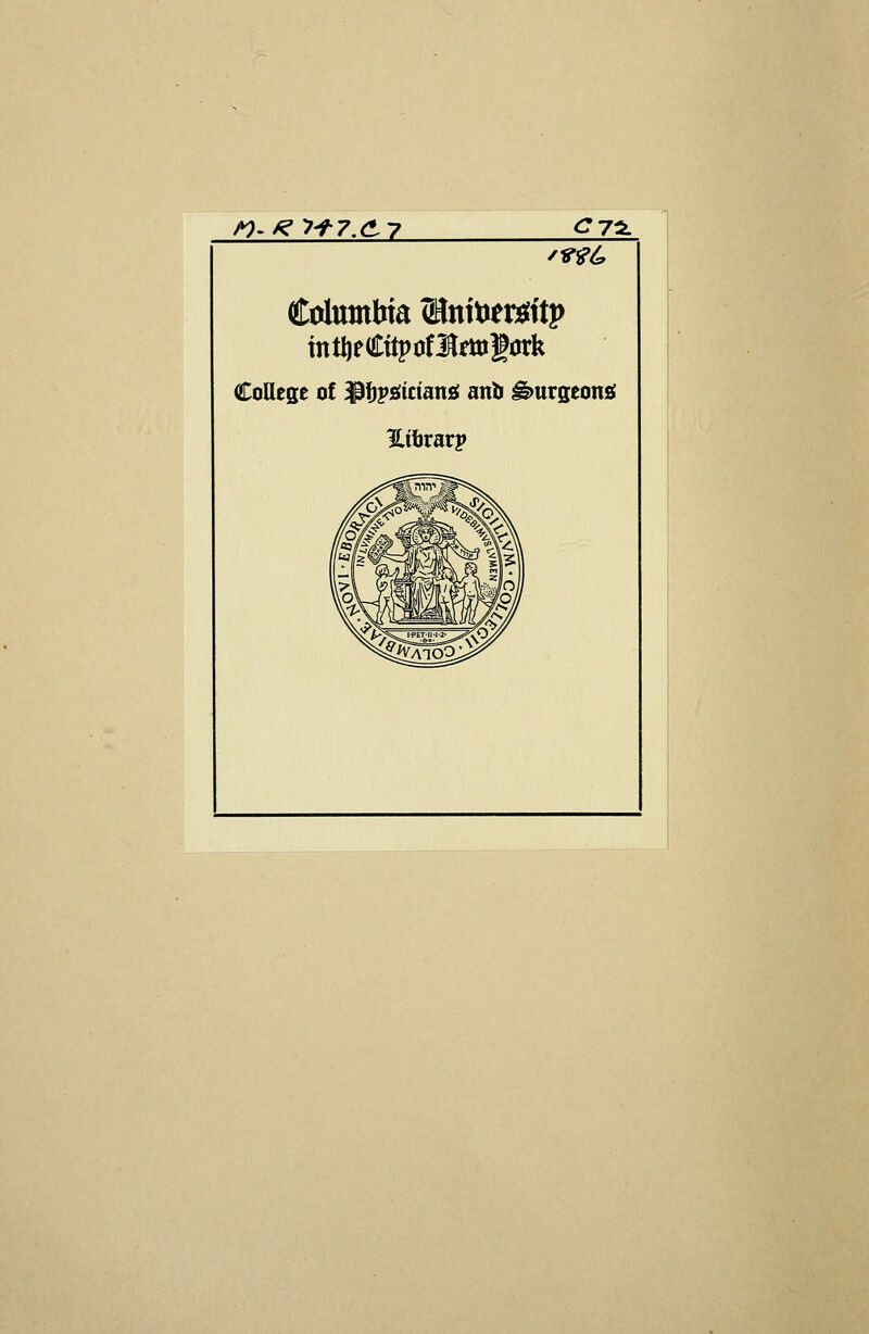 n-^y^T.dy Cj-i. /^f^. ititljeCitpofBfttigork CoQese of ^f)ps^ictan£( anb ^urseonsi ILitirarp