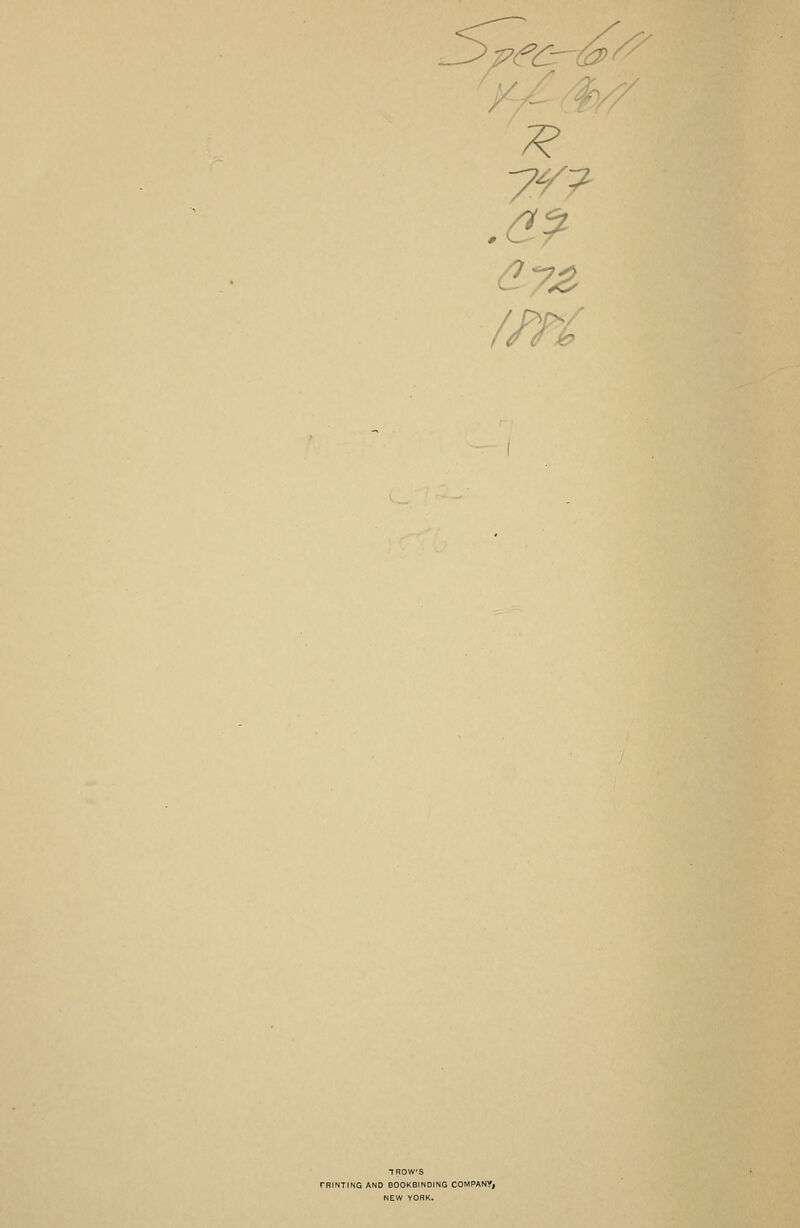 TROWS tINTING AND BOOKBINDING COMPANY, NEW YORK.
