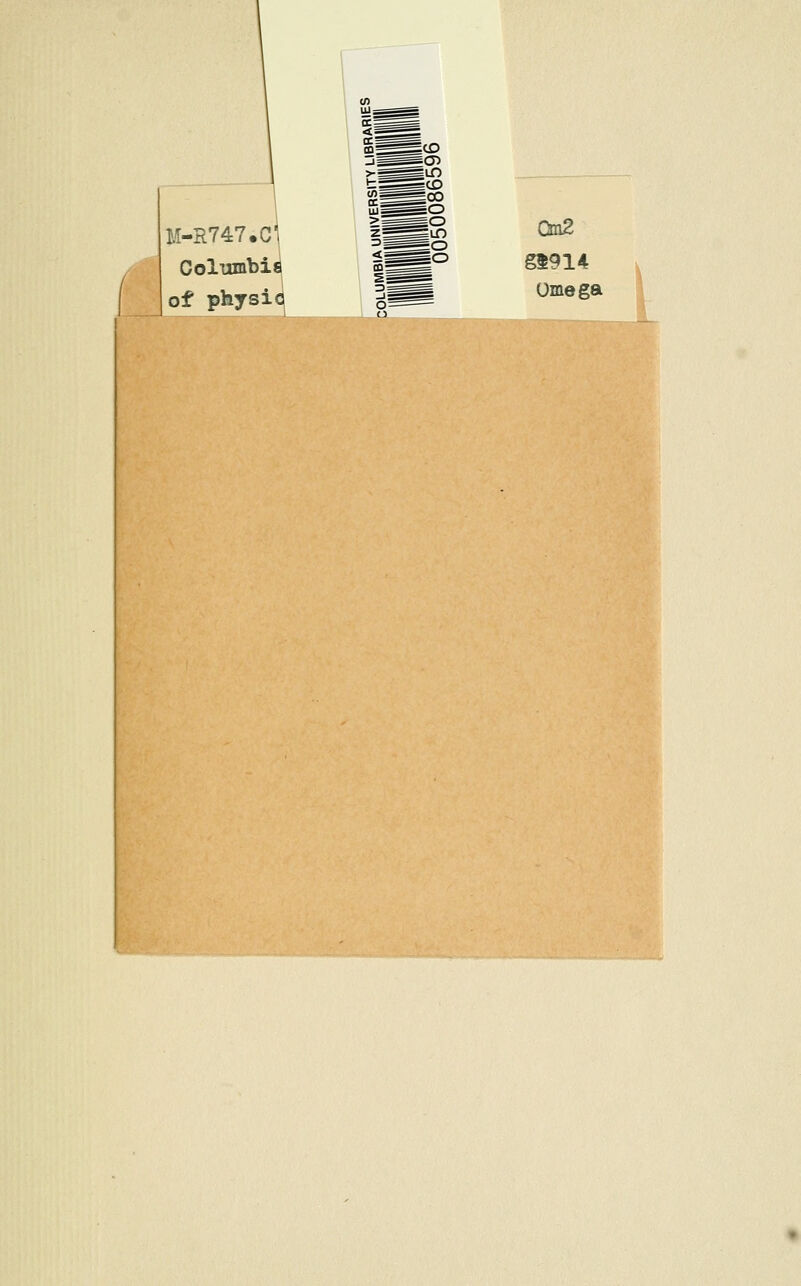 M-R747.C Columbia of physio Qn2 gl914 Omega