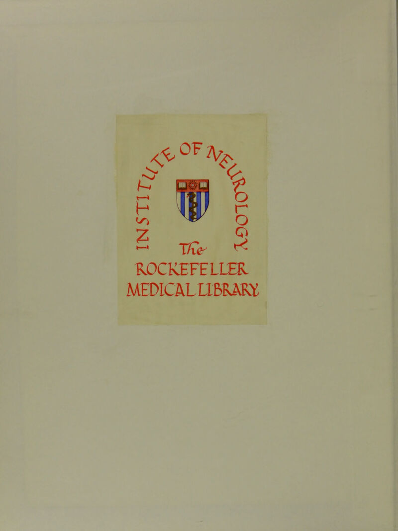 KOCKEFELLER MEDICALL1BRARY