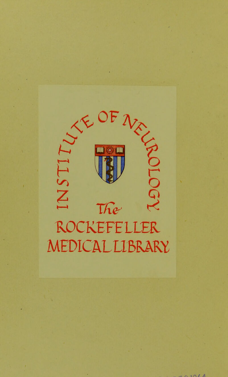 6 ROCKEFELLER MEDICALL1BRAKY