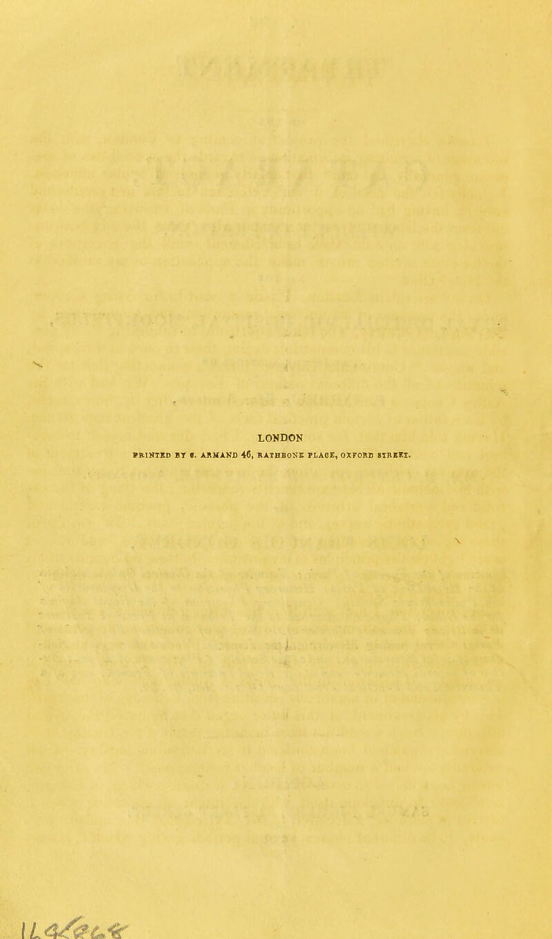 LONDON VRIHTXO BT f. AKKAKD 46, RATHBOIIE 7I.A0X, OXFORD BIRIEI.