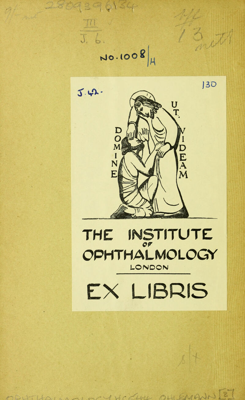 I OPHTHALMOLOGY LONDON ■ EX LIBRIS HHHHI