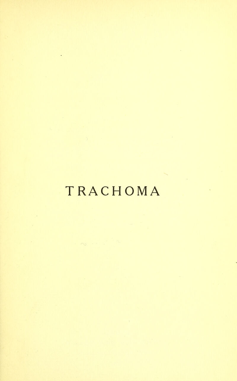 TRACHOMA