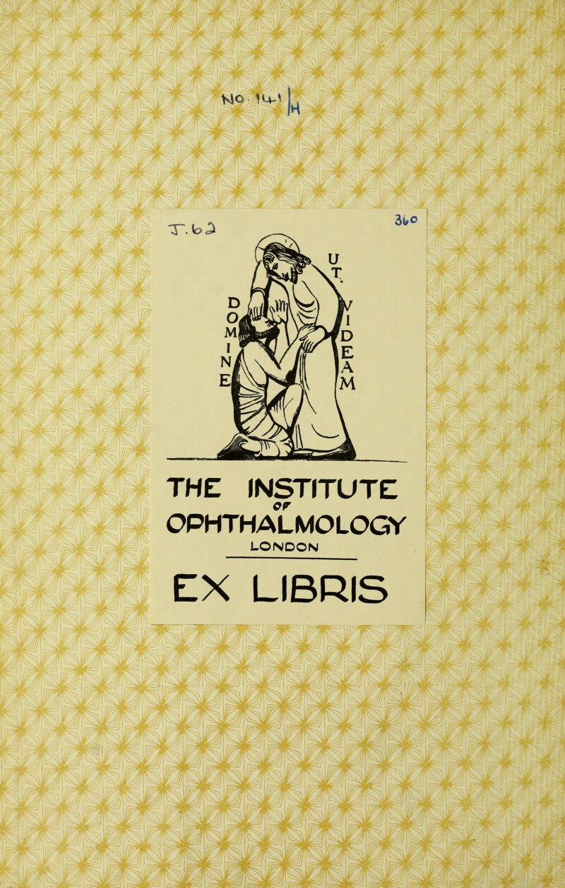 3b o THE INSTITUTE OPHTHALMOLOGY LONDON