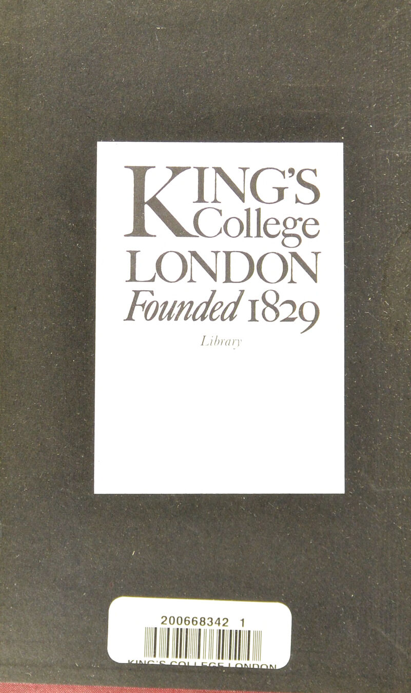 KING'S College LONDON Founded 1829 IjhniYX