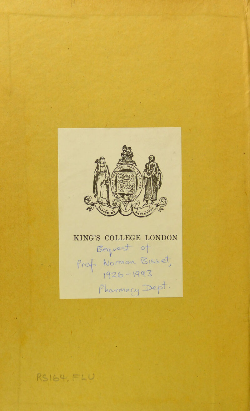 KING'S COLLEGE LONDON