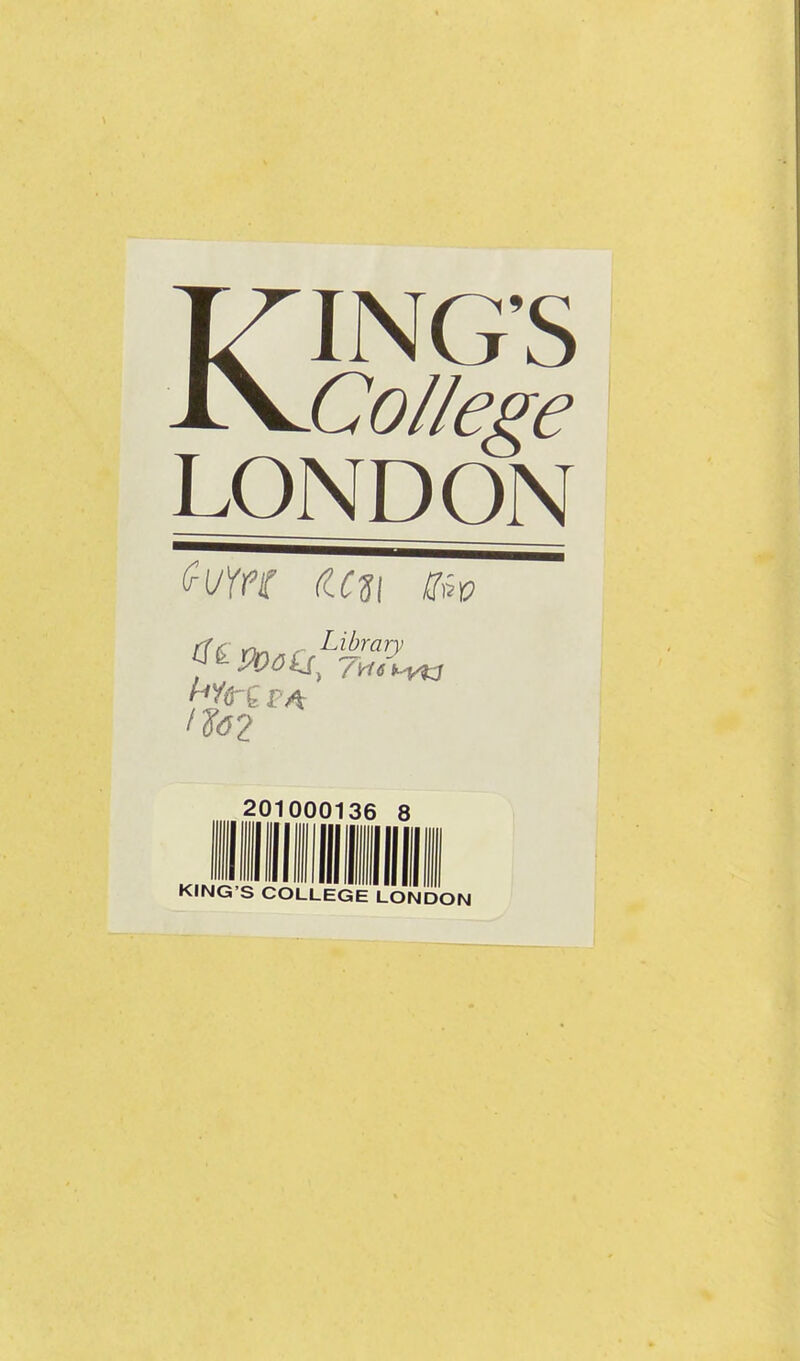 KING'S College LONDON