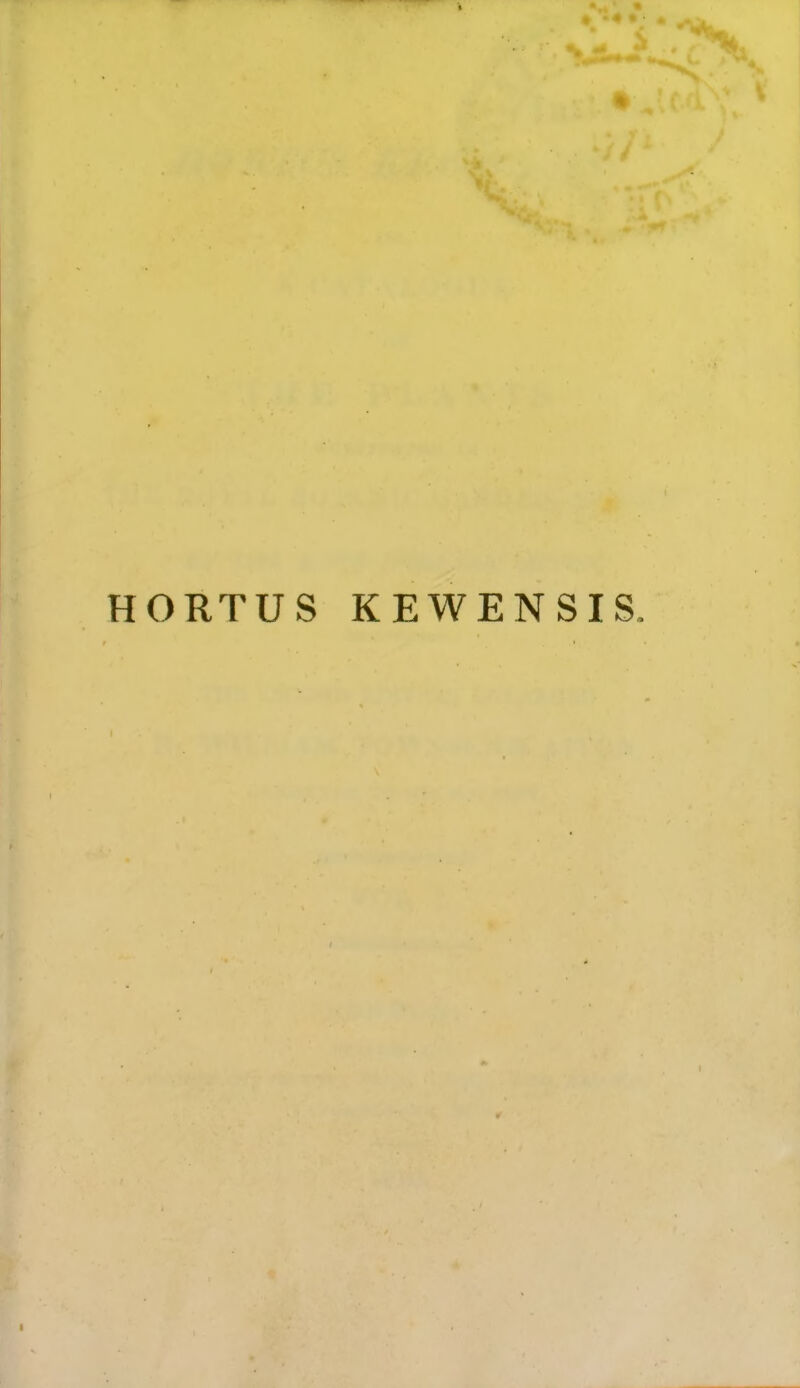 HORTUS KEWENSIS.