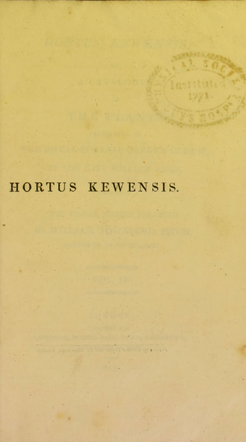 HORTUS KEWENSIS.
