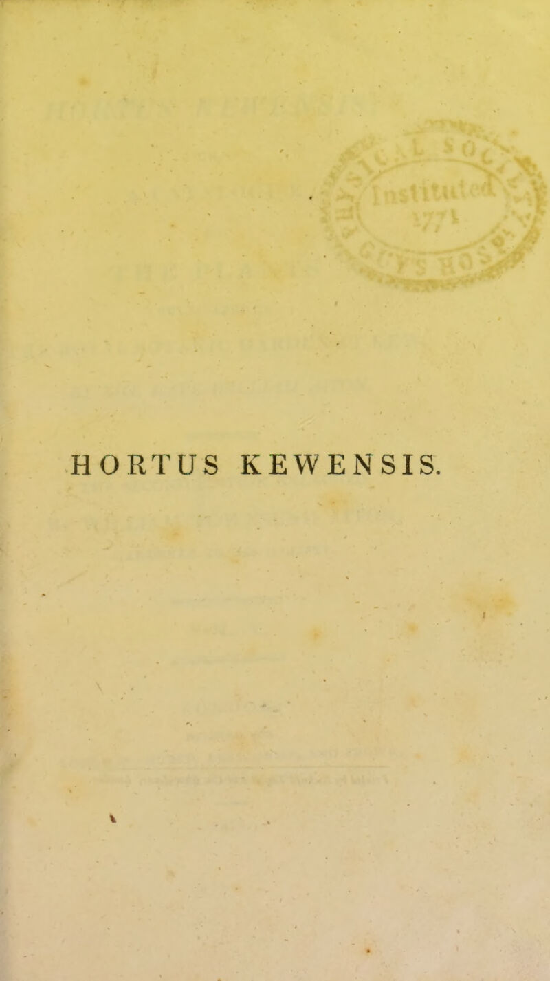 HORTUS KEWENSIS.