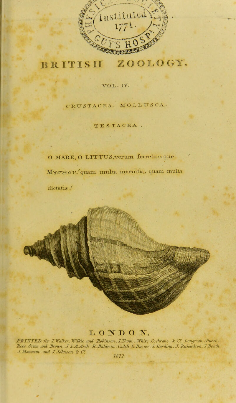 VOX. • IV. C B S TAC E A- 3M O L L. TT S CA • T E S TACEA . O MABE, C) LITTUS.vpium fecretumque 'M'&cr&.av/t±iiam multa hivc-iutis , qiiam multa dictatis / LONLO U. FBIXTED for J.Walker. ffiOcic and Robinson, I.Wumi . Wdtc .Cochrane, k C? Longman Hurst . Aw (W and Brown T X- /4 Arrh R.Baldwin Coded k Davies. J. Sordino. J. Richardson .JBooth, J.Murman and J. Johnson k C°. 1.612.