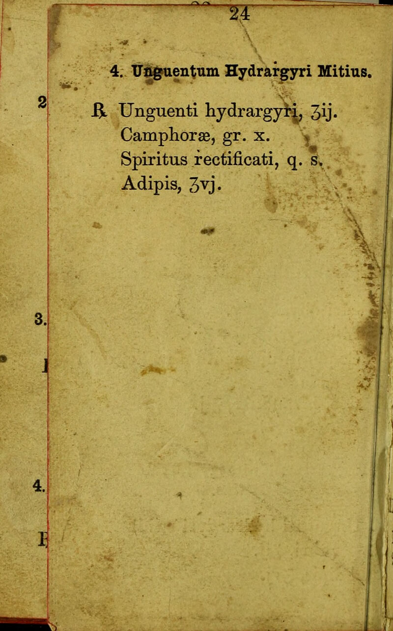 J&. Ungnenti hydrargyr^ 3ij* Camphorae, gr. x. *co