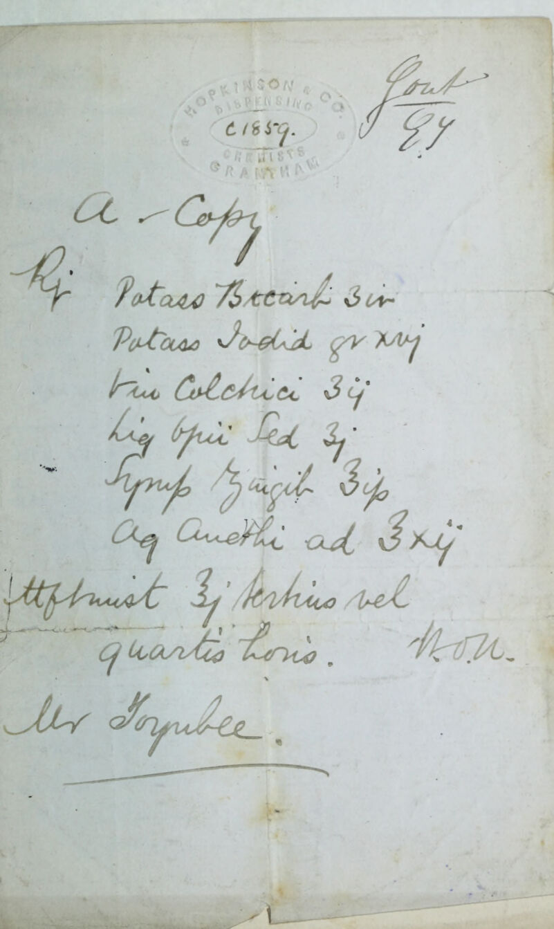 >>» ?> <Llbi‘c,. 9 « A ! ‘A f, r fv£cuio /$/tct*A4~ 6U~ Vu^goca ^c^-gC^L <^y blot Co£&h>i<u. J<y‘ (fa (Xej */a^* ^ (f/l/lvUsa /^eJL —> /i 2) y Cj UsUsi^c# \ <_^Ly d^Yu^-C^ ihfT^.