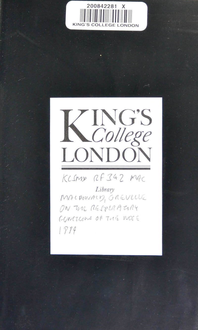 KING’S College LONDON